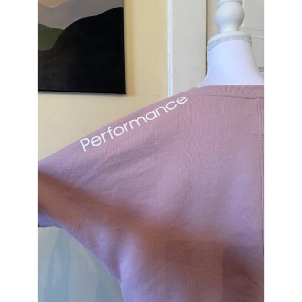 Calvin Klein women's crewneck scoop neck sweatshirt dusty pink - Picture 8 of 9